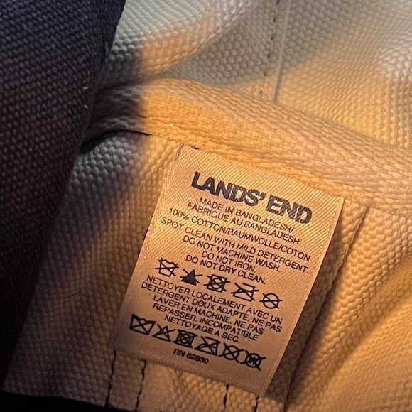 Lands’ End Classic Tote Bag floral print - Picture 8 of 8